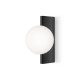 Maytoni-MOD324WL-01B - Avant-Garde - Black Wall Lamp with White Glass