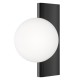 Maytoni-MOD324WL-01B - Avant-Garde - Black Wall Lamp with White Glass