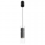 Dynamics - Black Pendant with Clear Glass Dynamics - Black Pendant with Clear Glass