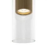 Dynamics - Matt Gold Pendant with Clear Glass Dynamics - Matt Gold Pendant with Clear Glass