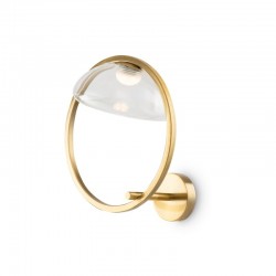 Moon - Brass LED Wall Lamp with Clear Glass Moon - Brass LED Wall Lamp with Clear Glass