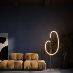 Crochet - Black Tripod LED Floor Lamp Crochet - Black Tripod LED Floor Lamp