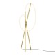 - Crochet - Satin Brass Tripod LED Floor Lamp Maytoni-MOD369FL-L36BS3K - Crochet - Satin Brass Tripod LED Floor Lamp