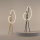- Crochet - Satin Brass Tripod LED Floor Lamp Maytoni-MOD369FL-L36BS3K - Crochet - Satin Brass Tripod LED Floor Lamp