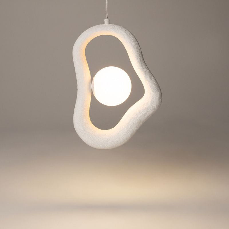- Opus - White Pendant with White Glass Maytoni-MOD380PL-01W - Opus - White Pendant with White Glass