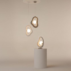 Opus - White Table Lamp with White Glass Opus - White Table Lamp with White Glass