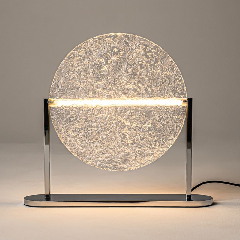 - Mangata - Chrome LED Table Lamp with Decorative Glass Maytoni-MOD387TL-L8CH3K - Mangata - Chrome LED Table Lamp with Decorative Glass
