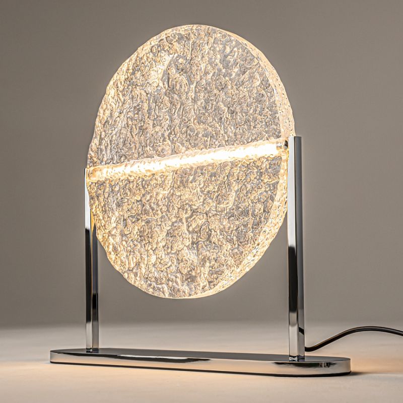 - Mangata - Chrome LED Table Lamp with Decorative Glass Maytoni-MOD387TL-L8CH3K - Mangata - Chrome LED Table Lamp with Decorative Glass