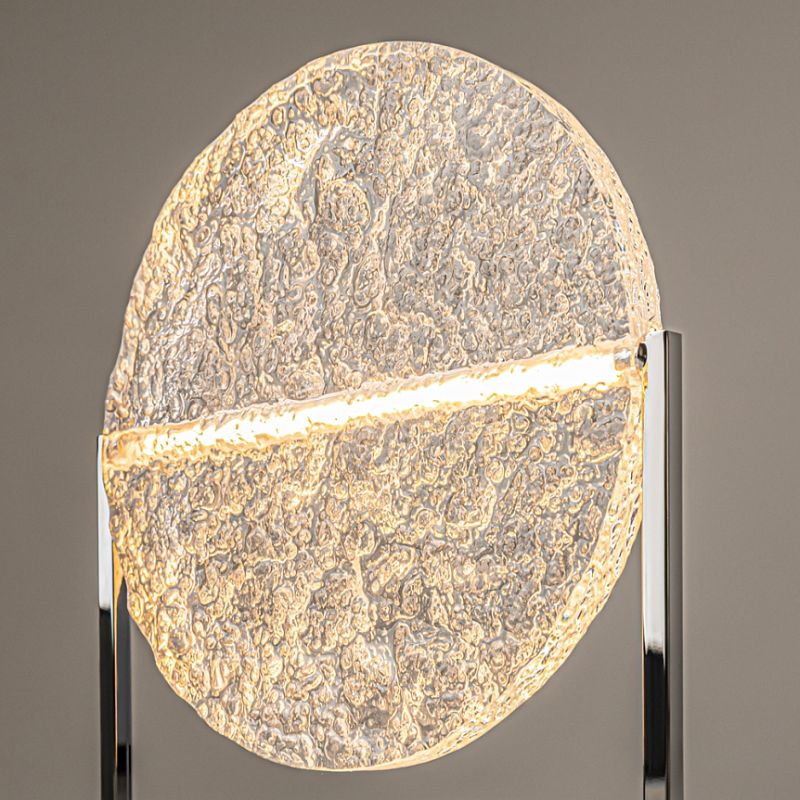 - Mangata - Chrome LED Table Lamp with Decorative Glass Maytoni-MOD387TL-L8CH3K - Mangata - Chrome LED Table Lamp with Decorative Glass