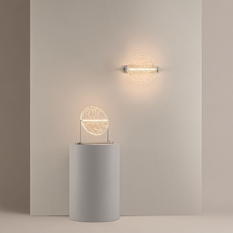 - Mangata - Chrome LED Table Lamp with Decorative Glass Maytoni-MOD387TL-L8CH3K - Mangata - Chrome LED Table Lamp with Decorative Glass
