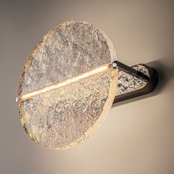 Mangata - Chrome LED Wall Lamp with Decorative Glass Mangata - Chrome LED Wall Lamp with Decorative Glass