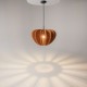 - Cambio - Black Pendant with Brown Textile Shade Maytoni-MOD398PL-01BR - Cambio - Black Pendant with Brown Textile Shade