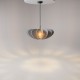 Maytoni-MOD398PL-01GR1 - Cambio - Black Pendant with Grey Textile Shade