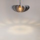 Maytoni-MOD398PL-01GR1 - Cambio - Black Pendant with Grey Textile Shade