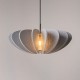 Maytoni-MOD398PL-01GR1 - Cambio - Black Pendant with Grey Textile Shade