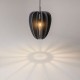 - Cambio - Black Pendant with Grey Textile Shade Maytoni-MOD398PL-01GR - Cambio - Black Pendant with Grey Textile Shade