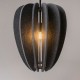 - Cambio - Black Pendant with Grey Textile Shade Maytoni-MOD398PL-01GR - Cambio - Black Pendant with Grey Textile Shade