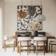 Maytoni-MOD398PL-01S - Cambio - Black Pendant with Light Grey Textile Shade