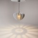 Maytoni-MOD398PL-01S - Cambio - Black Pendant with Light Grey Textile Shade