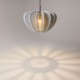 Maytoni-MOD398PL-01S - Cambio - Black Pendant with Light Grey Textile Shade