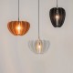 Maytoni-MOD398PL-01S - Cambio - Black Pendant with Light Grey Textile Shade