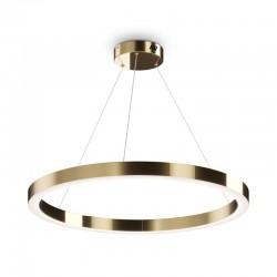 Saturno - LED Brass Ring Pendant Ø80