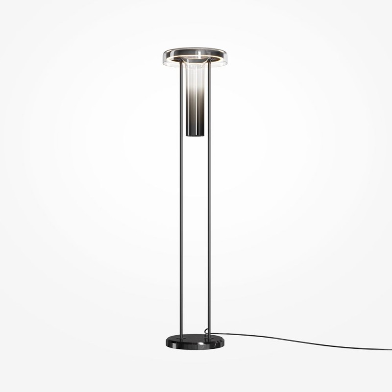 Maytoni-MOD463FL-L24B3K - Ikebana - Black LED Floor Lamp with Ombre Vase