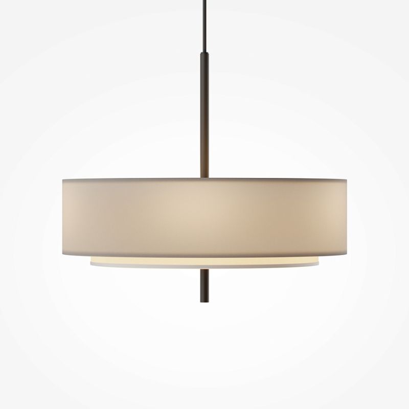 - Bergamo - Light Grey Fabric Pendant with Diffuser Maytoni-MOD613PL-05GR1 - Bergamo - Light Grey Fabric Pendant with Diffuser