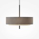 - Bergamo - Grey Fabric Pendant with Diffuser Maytoni-MOD613PL-05GR - Bergamo - Grey Fabric Pendant with Diffuser
