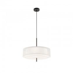 Bergamo - White Fabric Pendant with Diffuser Bergamo - White Fabric Pendant with Diffuser