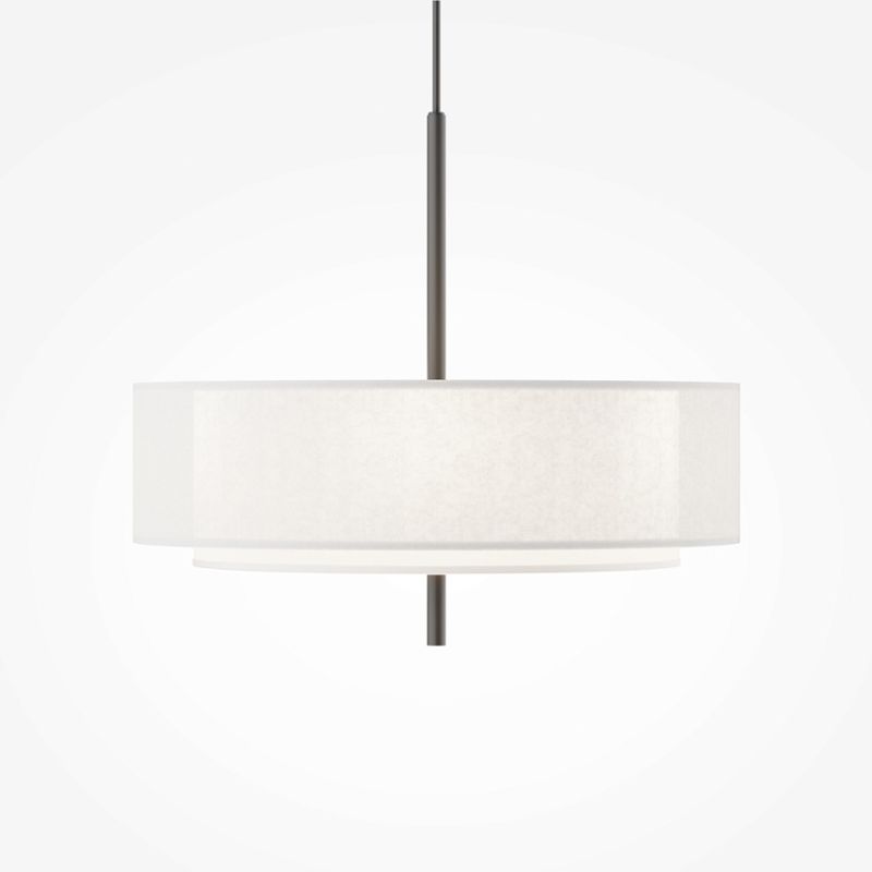 - Bergamo - White Fabric Pendant with Diffuser Maytoni-MOD613PL-05W1 - Bergamo - White Fabric Pendant with Diffuser