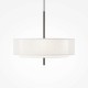 - Bergamo - White Fabric Pendant with Diffuser Maytoni-MOD613PL-05W1 - Bergamo - White Fabric Pendant with Diffuser
