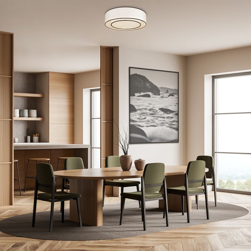 - Bergamo - Light Grey Fabric Pendant with Diffuser Maytoni-MOD613PL-05GR1 - Bergamo - Light Grey Fabric Pendant with Diffuser