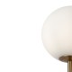 Maytoni-MOD013FL-01BS - Ring - Brass Floor Lamp with White Glass Ball