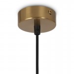 Ring - White Glass Ball & Brass 4 Light Centre Fitting