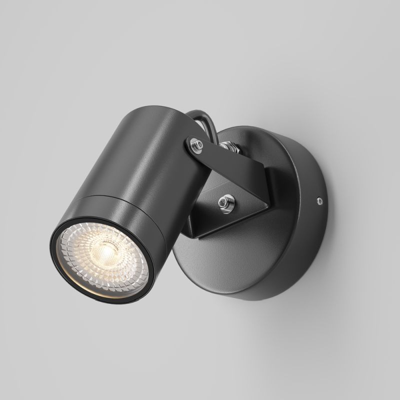 Maytoni-O025WL-01B - Scope - Outdoor Black Spot Light