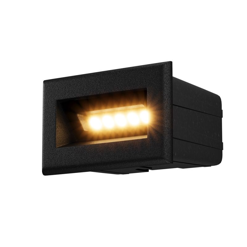 Maytoni-O045SL-L3B3K - Bosca - Black Recessed LED Brick Light