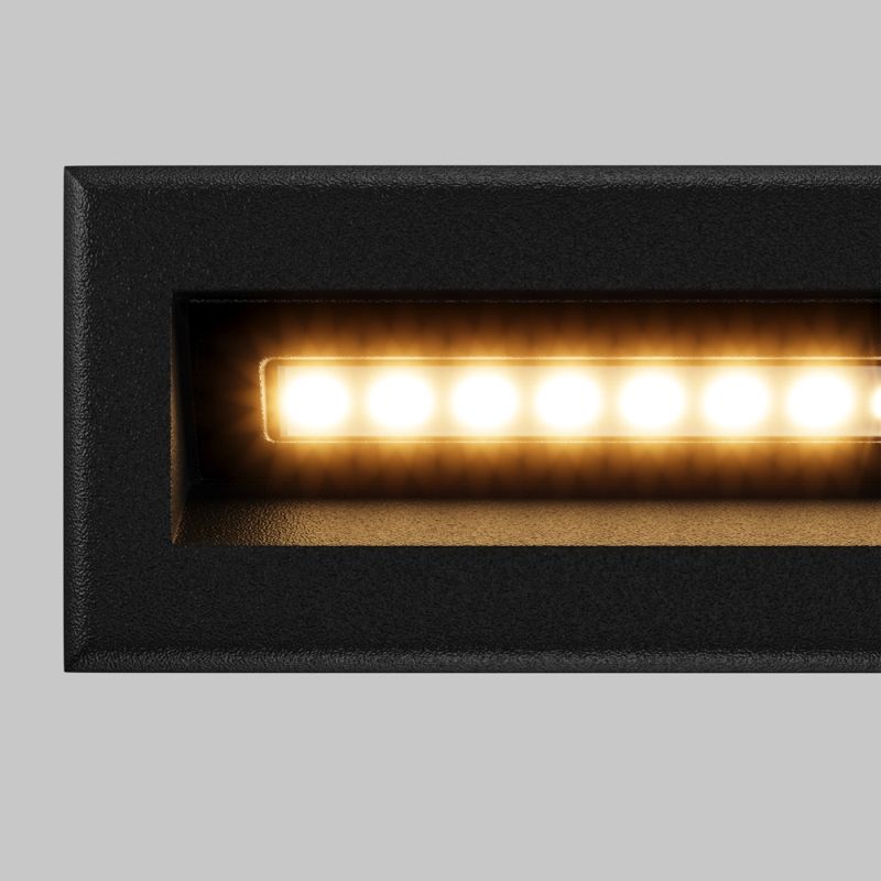 Maytoni-O045SL-L5B3K - Bosca - Black Recessed LED Brick Light