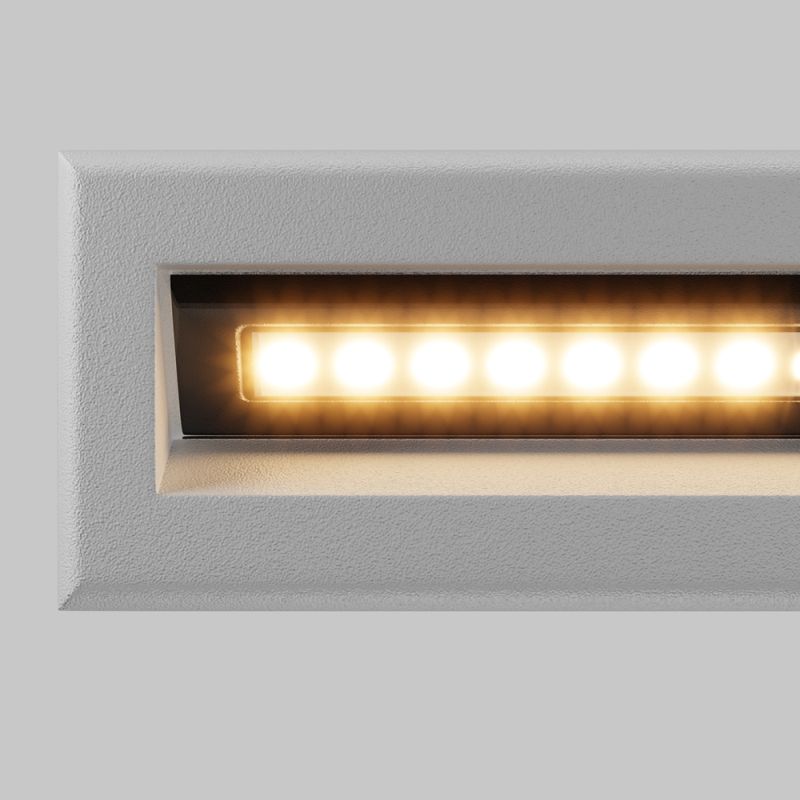 Maytoni-O045SL-L5W3K - Bosca - White Recessed LED Brick Light