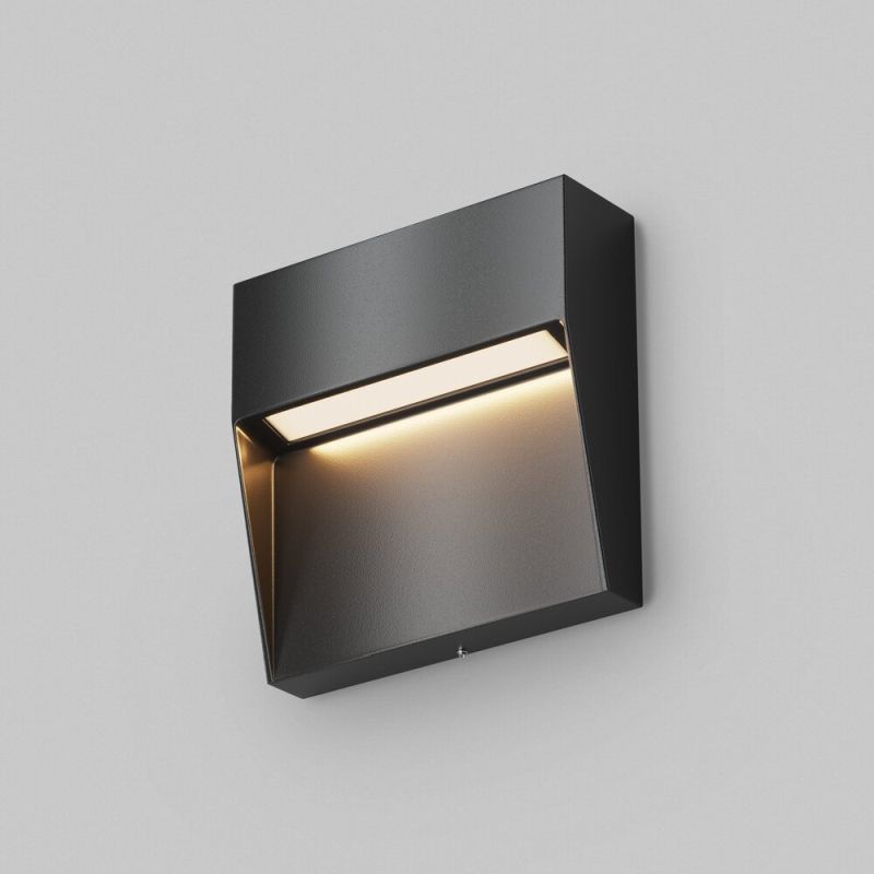 Maytoni-O047SL-L3B3K - Mane - Black Surface Downlight LED Brick Light