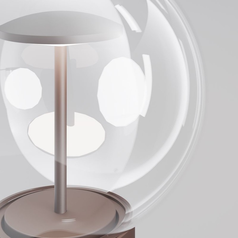 Maytoni-O139FL-L8BRK - Velora - Brown LED Bollard with Clear Glass IP65
