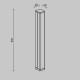 Maytoni-O142FL-L18BK - Floeva - Black LED Bollard with Decorative Diffuser
