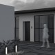 Maytoni-O142FL-L9BK - Floeva - Black LED Bollard with Decorative Diffuser