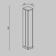 Maytoni-O142FL-L9BK - Floeva - Black LED Bollard with Decorative Diffuser