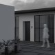 Maytoni-O143FL-L15BK - Quadra - Black LED Bollard with Clear Diffuser
