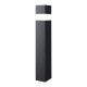 Maytoni-O143FL-L15BK - Quadra - Black LED Bollard with Clear Diffuser