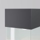 Maytoni-O143FL-L8TK - Quadra - Black & Wooden LED Bollard with Clear Diffuser