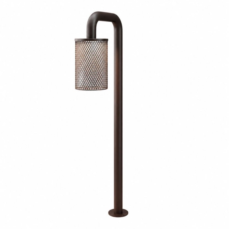 Maytoni-O166FL-L6BRK - Latticea - Brown LED Post IP65
