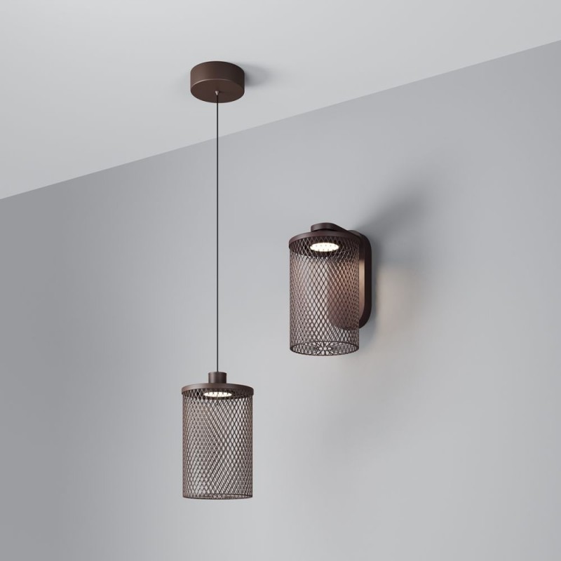 Maytoni-O166PL-L6BRK - Latticea - Brown LED Pendant IP54