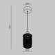 Maytoni-O166PL-L6BRK - Latticea - Brown LED Pendant IP54